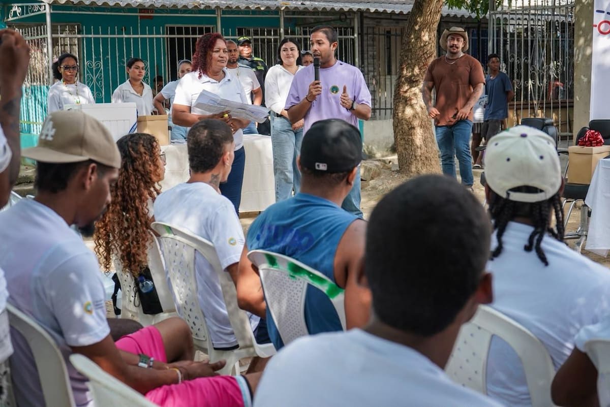 La Secretaría del Interior sostuvo que viene desarrollando un trabajo articulado en Flor del Campo para prevenir las violencias, fortalecer la convivencia y acompañar los proyectos de vida de la población juvenil. // Foto: Cortesía - Alcaldía de Cartagena.