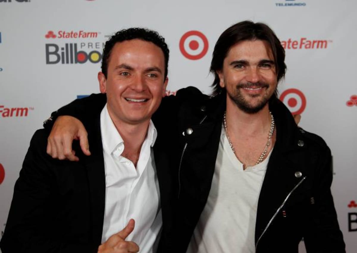 Juanes y Fonseca en los premios Billboard. FOTOS AP