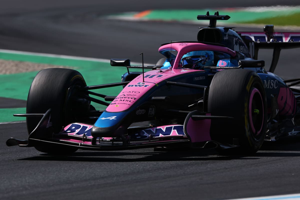 El piloto francés de Alpine, Pierre Gasly, en acción durante la tercera sesión de entrenamientos libres del Gran Premio de Italia de Fórmula 1 en Monza, Italia, el 5 de septiembre de 2026. //Foto, EFE: ANNA SZILAGYI