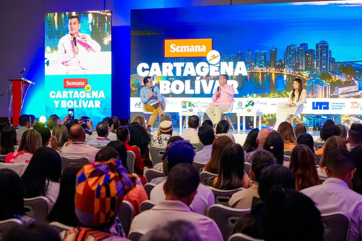 Foro Semana por Colombia. Panel: ‘Entrevista: Las claves del crecimiento de Cartagena y Bolívar’. // Foto: Luis Herrán.