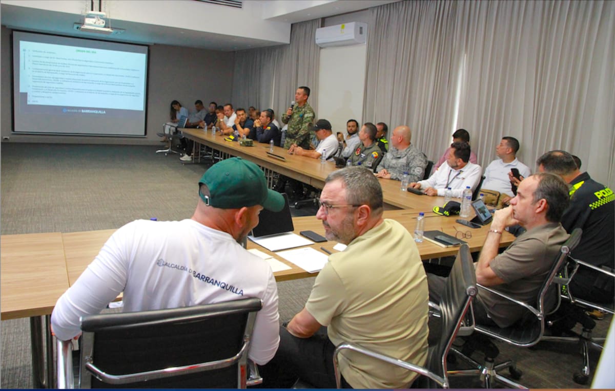 La Alcaldía de Barranquilla, mediante mesas de seguimiento interinstitucional, la viene ultimando detalles de las medidas de seguridad que se tendrán en cuenta el desarrollo del Foro de Desarrollo Local de la OCDE.//Cortesía.