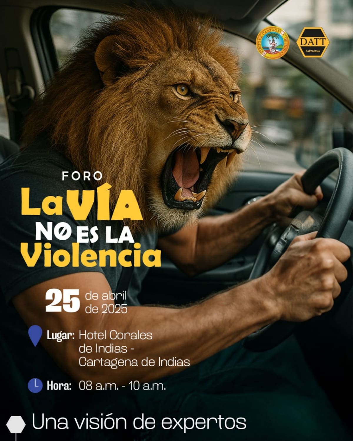 Foro “La Vía No Es La Violencia: Una visión de expertos”. // Foto: cortesía