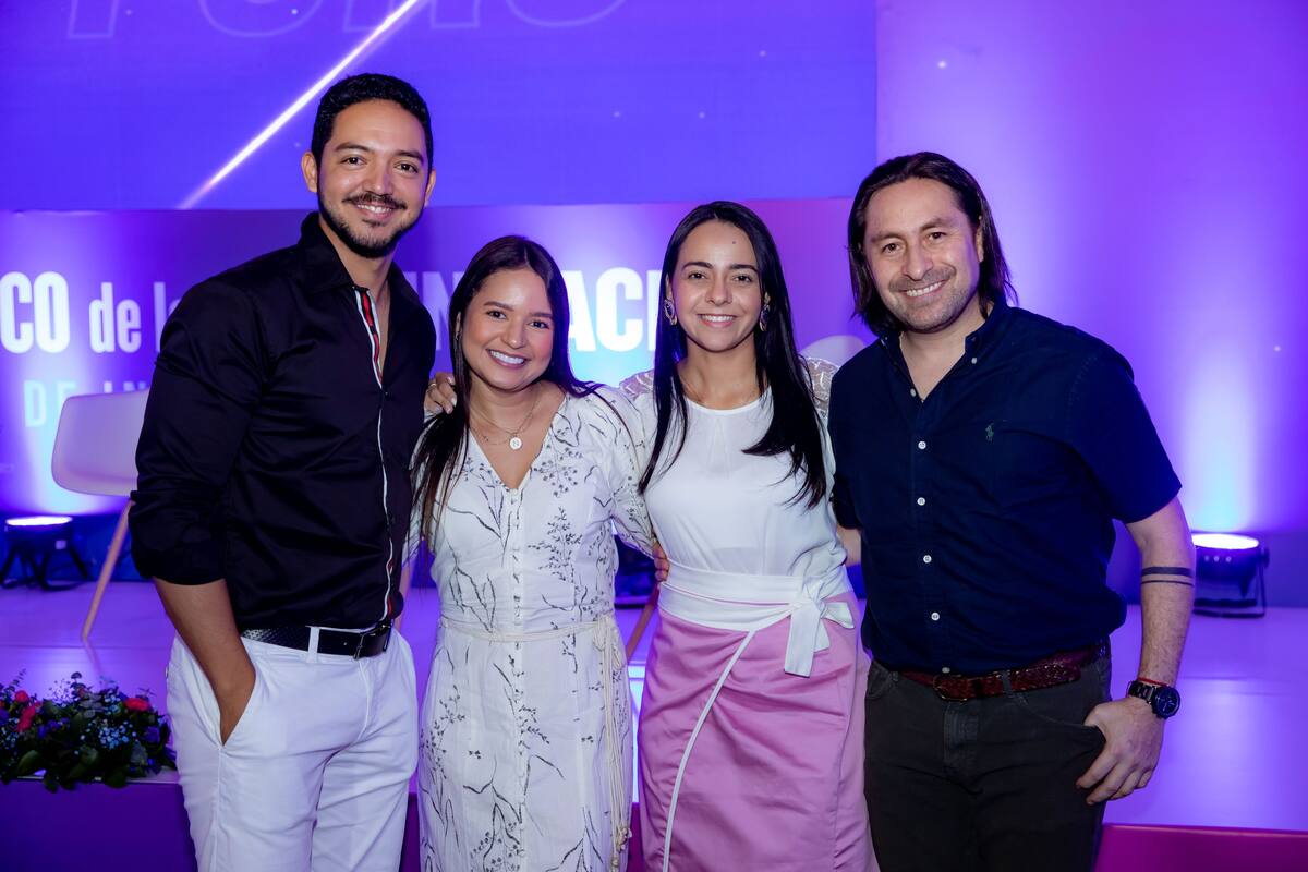 Leonardo Doria, Natalia Arias, Stephanie Gómez y Felipe Roa.