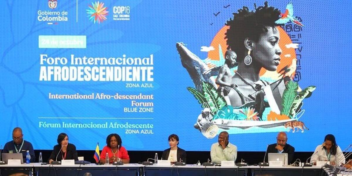 Francia Márquez participó en el Foro Iternacional Afrodescendiente en la COP16. // Foto: cortesía.