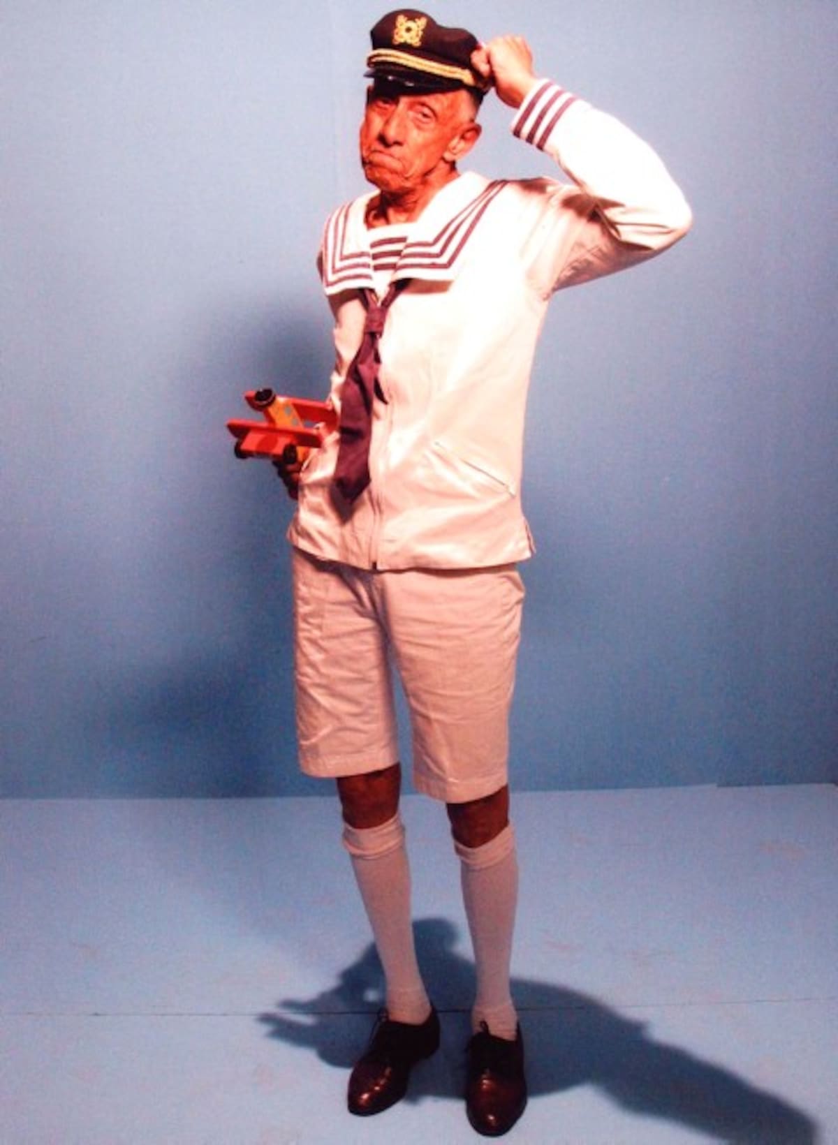 "El Flaco" Agudelo y su más reconcido personaje "Jaimito", que interpretó por muchos años en Sábados Felices.