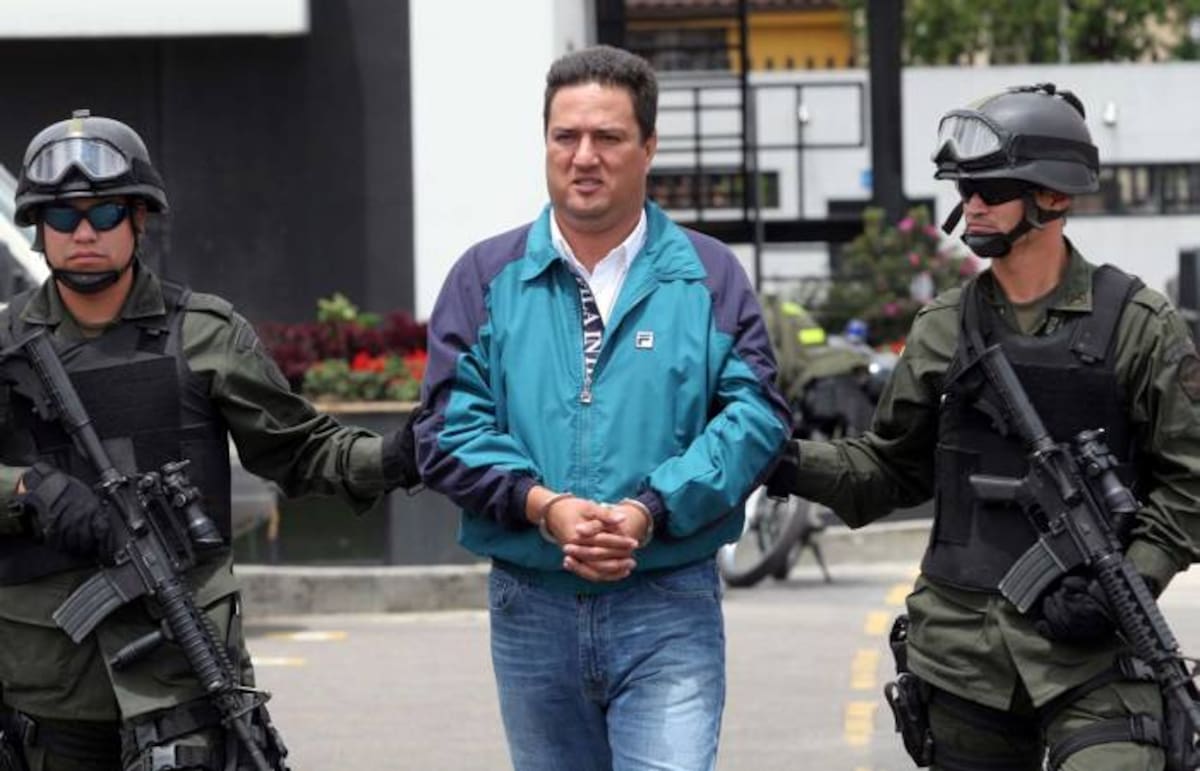 Carlos Arturo Patiño Restrepo, alias “Patemuro” fue capturado en 2007. Archivo