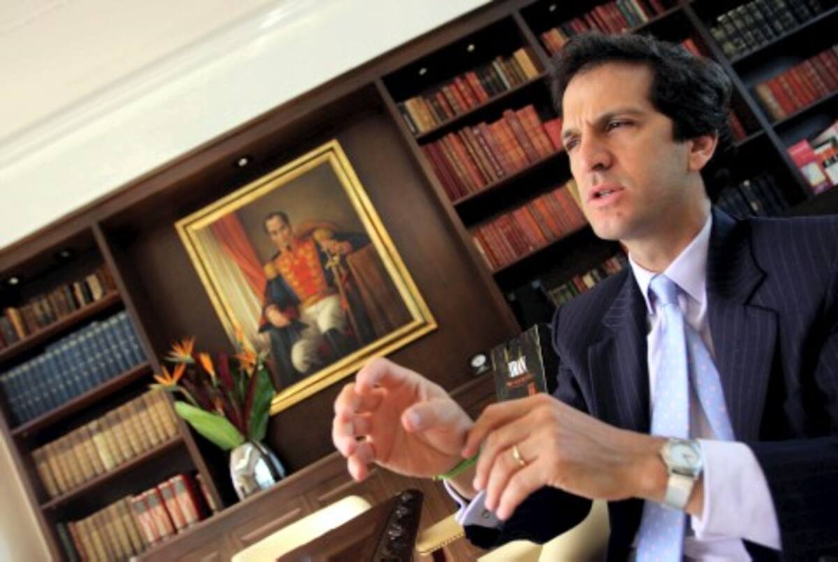 Jaime Bermúdez, canciller de Colombia.