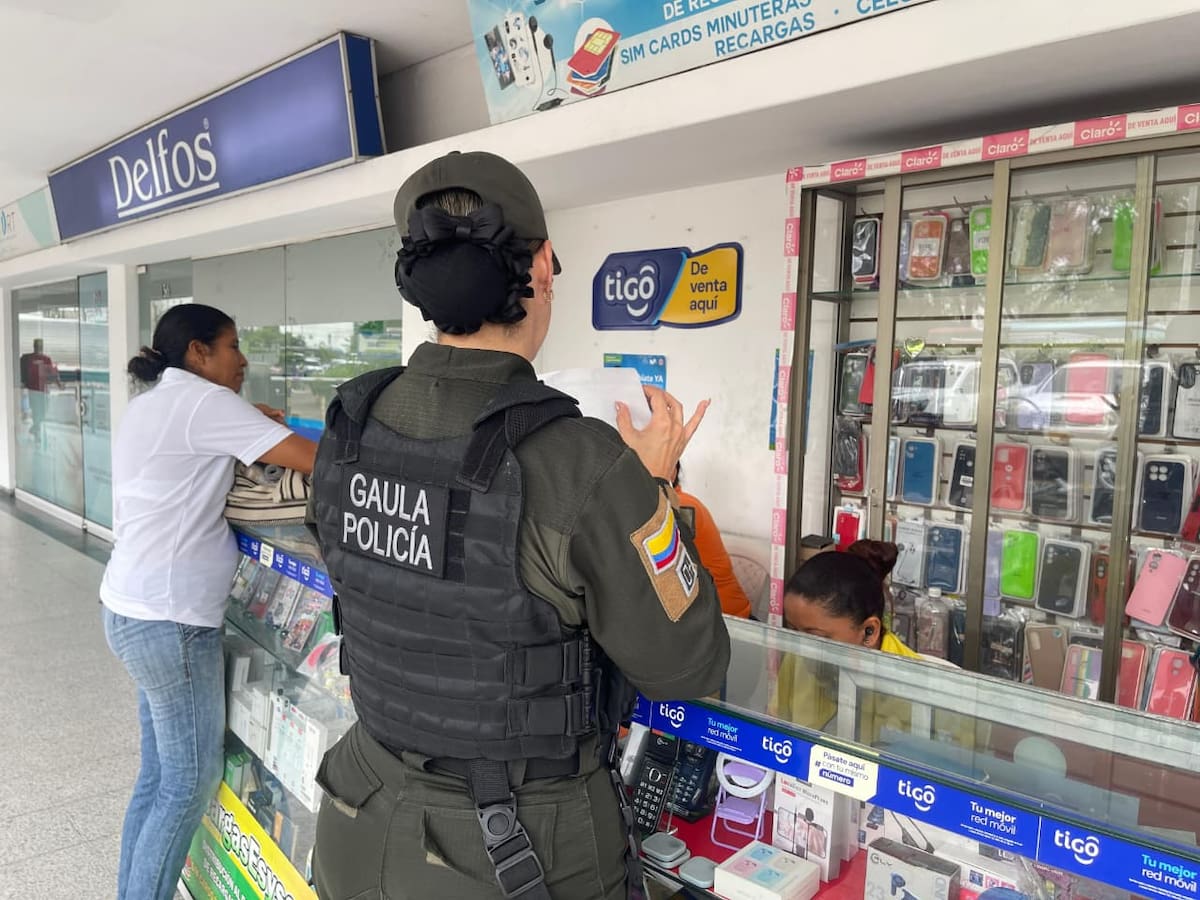 Foto Gaula de la Policía de Cartagena.