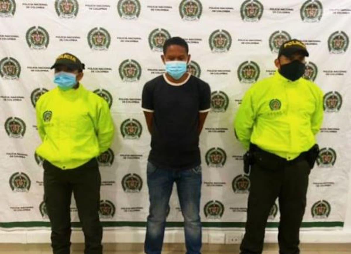 Foto suministrada por la Policía de Bolívar en 2021.