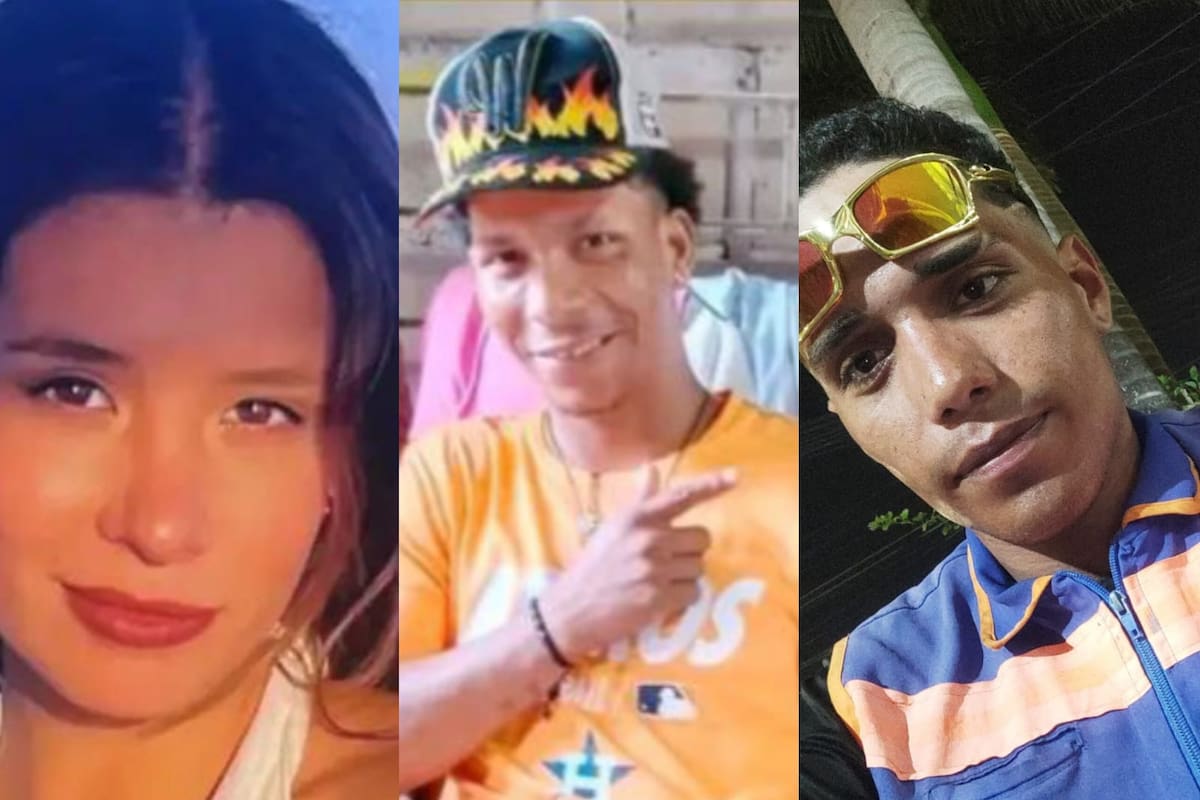 Tatiana, Deivid y Rolando, 3 jóvenes desaparecidos en Cartagena