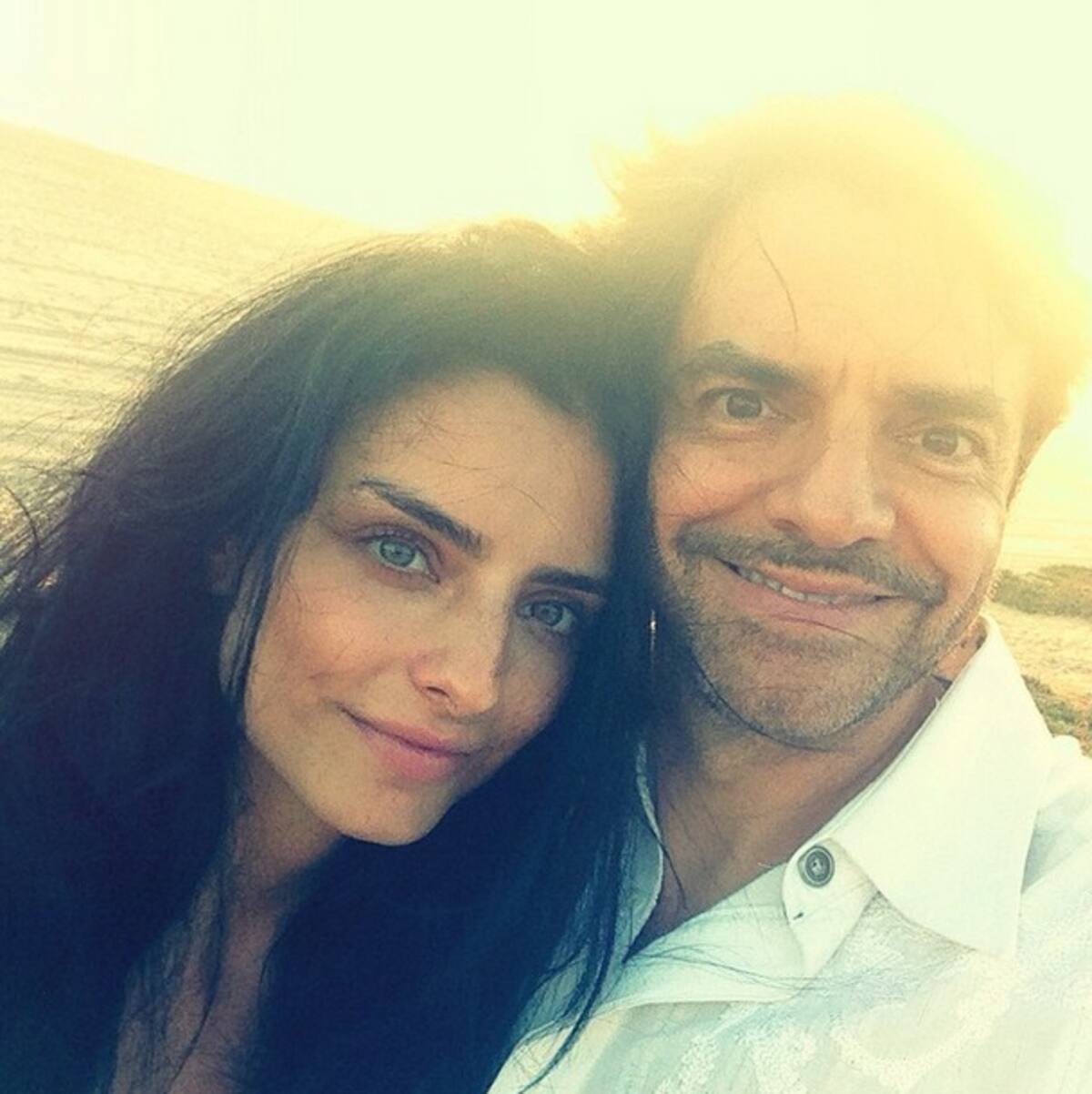 Aislinn Derbez y su padre Eugenio Derbez. INSTAGRAM