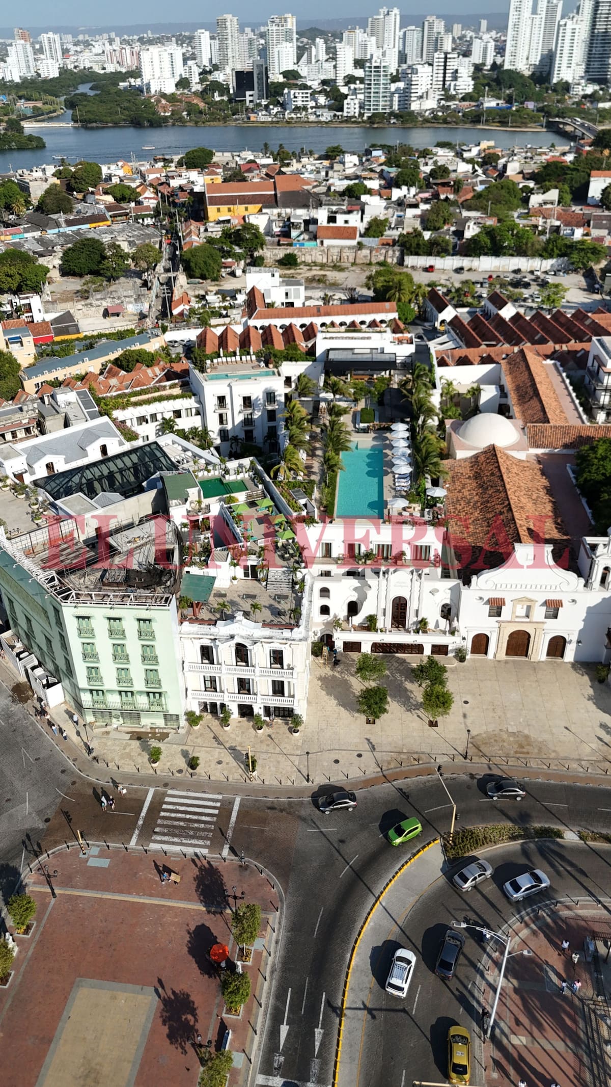 Four Seasons Hotel and Residences Cartagena. // Foto: Drone El Universal - Diego Fierro