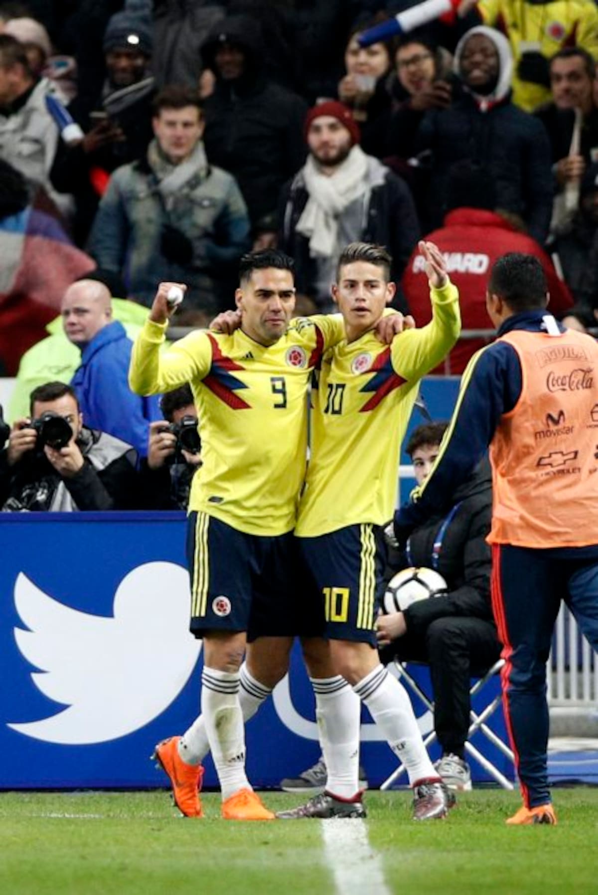 Colombia no pierde ante selecciones europeas desde 2011. //Foto, EFE: YOAN VALAT