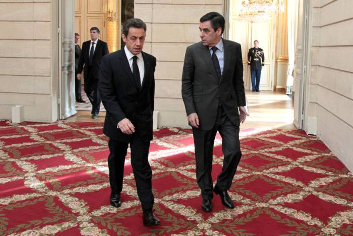 El presidente francés Nicolas Sarkozy y el primer ministro Francois Fillon. AP Charles Platiau