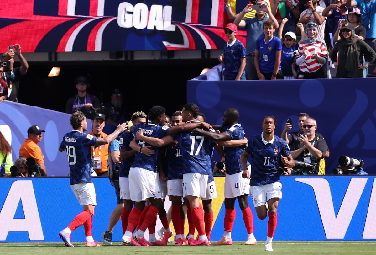 Francia le está ganando a una dura Senegal. //Foto, EFE: SARAH YENESEL
