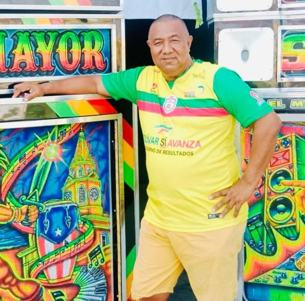 Francisco López es uno de los hinchas más fieles de Real Cartagena. //Cortesía