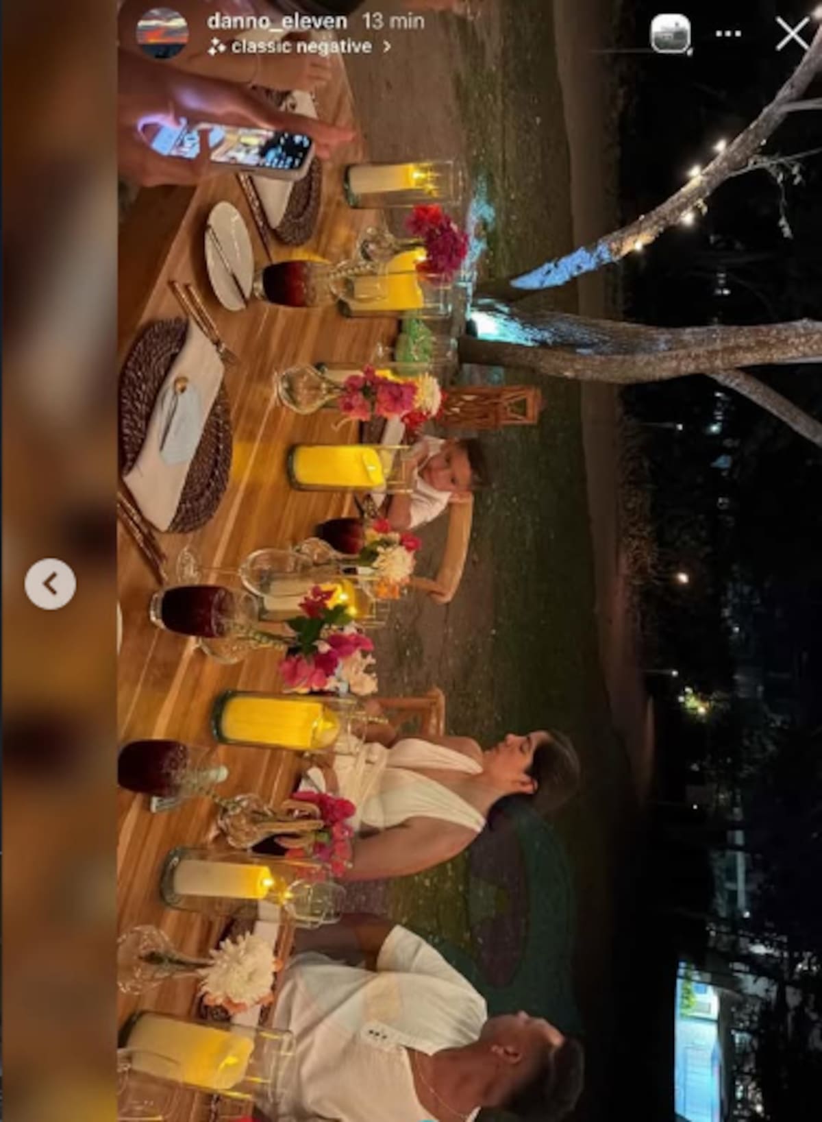 Foto de Freddy Guarín y Andreina Fiallo juntos. //Foto: IG @danno_eleven.