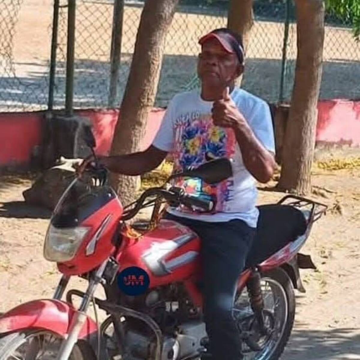 Fredy Cantillo Pomares, muerto en choque de motos.