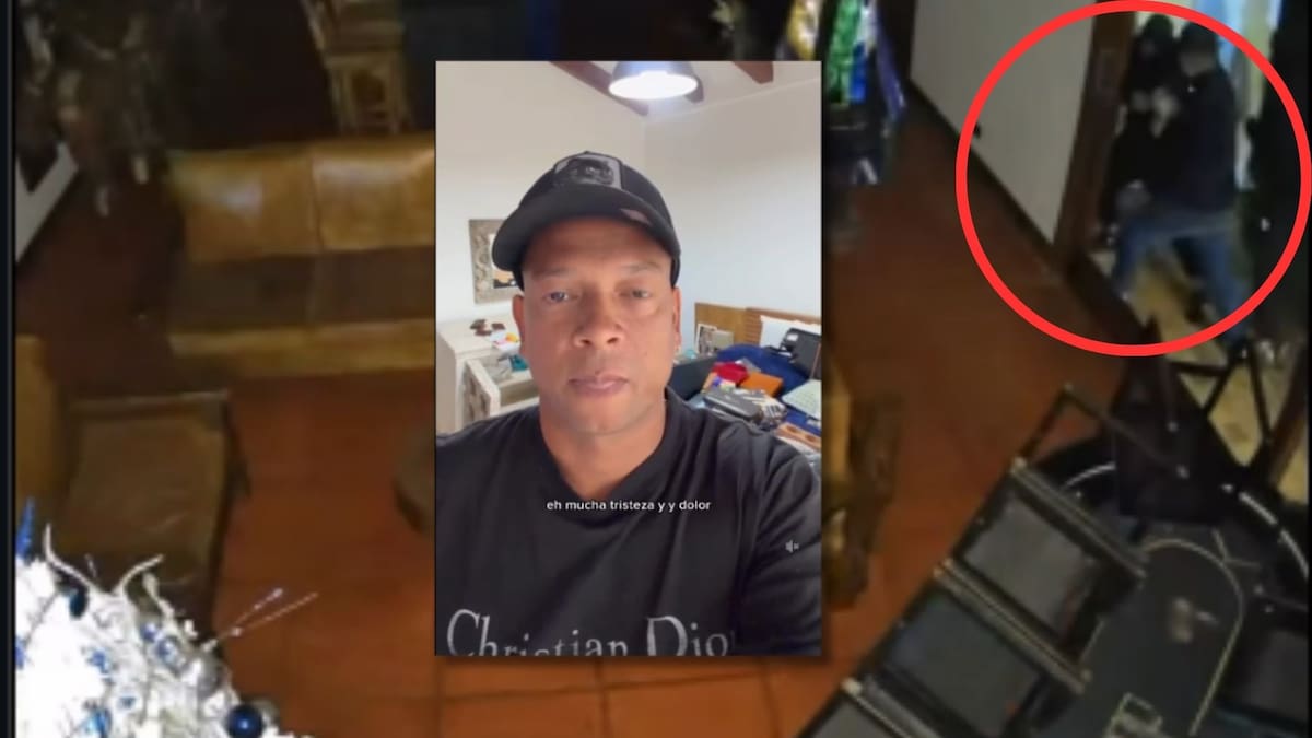 Fredy Guarín relató el violento robo que sufrió su hogar en las últimas horas. //Captura de pantalla.