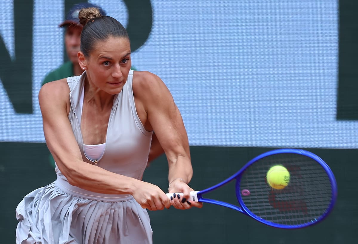 Marta Kostyuk dio la sorpresa de la jornada en Roland Garros. //Foto, EFE: CHRISTOPHE PETIT TESSON