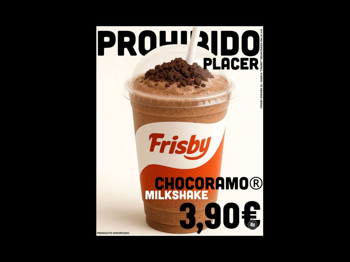 Frisby España lanzó una malteada de Chocoramo. // Foto: Frisby España.