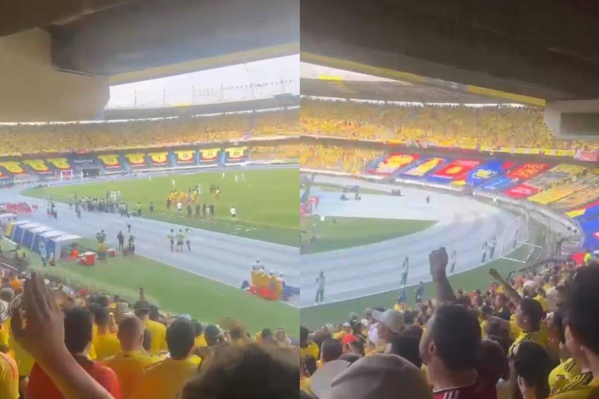 Otra vez se escuchó el “Fuera Petro” en el estadio Metropolitano