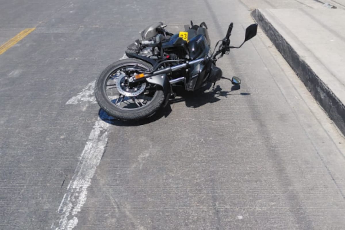 Mario Teherán esperaba un bebé y murió al chocar en su moto en Olaya Herrera