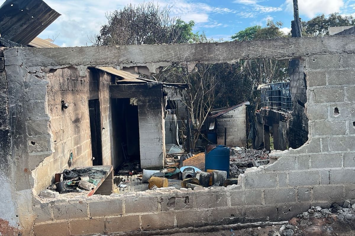 Video: así comenzó el fuerte incendio que destruyó 7 casas en Tiquisio; 2 quemados