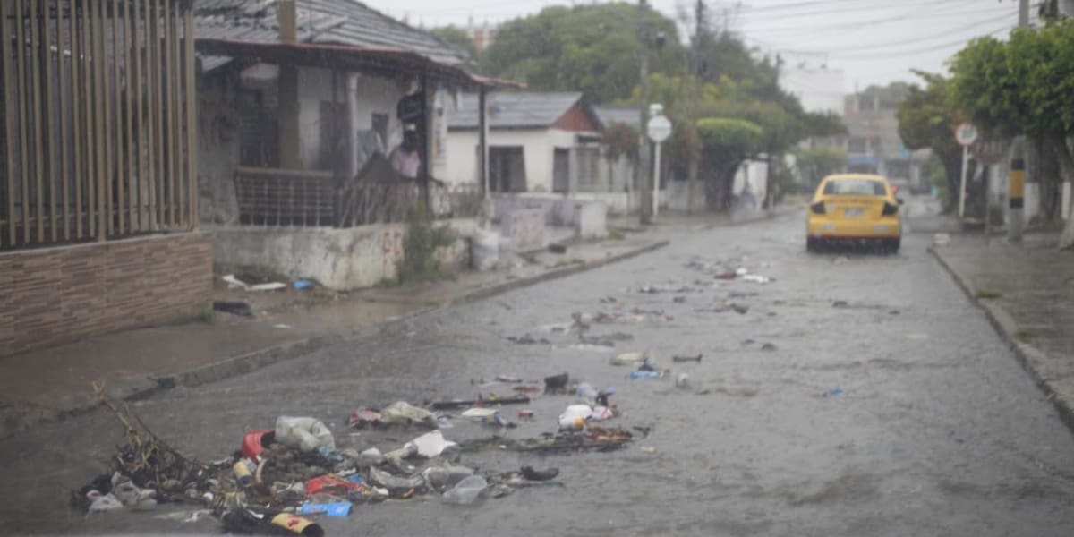 Fuertes lluvias y oleaje marcan el inicio de febrero en Cartagena. // Foto: Óscar Díaz - El Universal