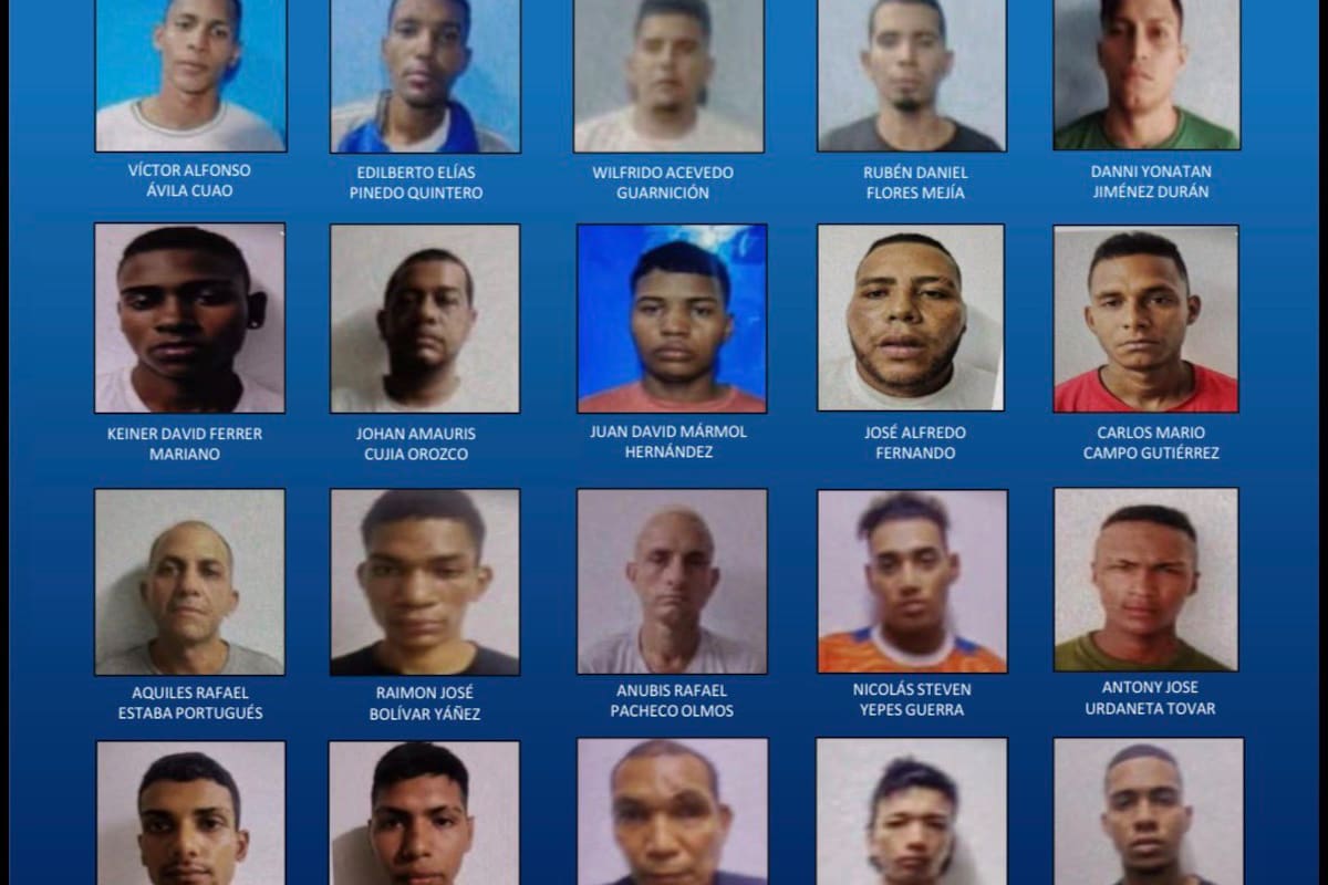 Fuga masiva: 41 presos escaparon y entre ellos está alias ‘Mongolo’, de ‘Los Pachencas’