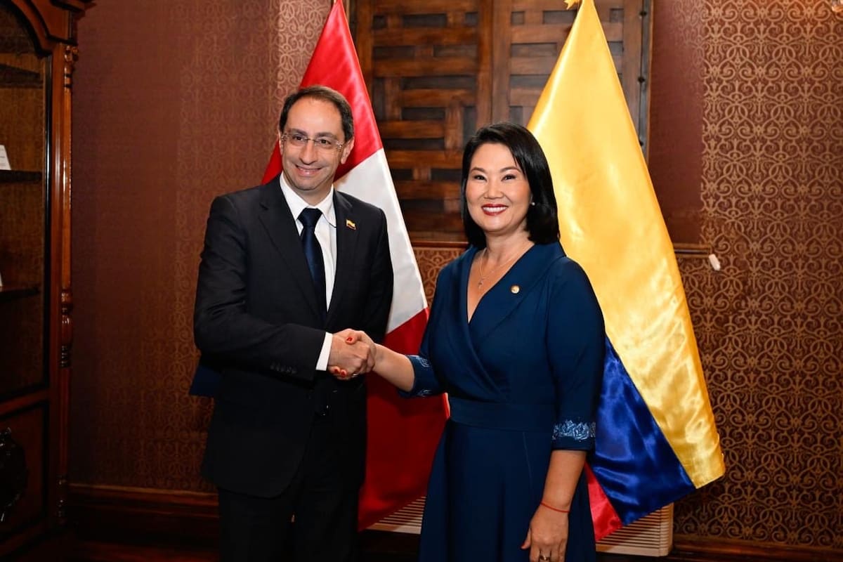 Keiko Fujimori y José Manuel Restrepo reactivan la relación entre Perú y Colombia