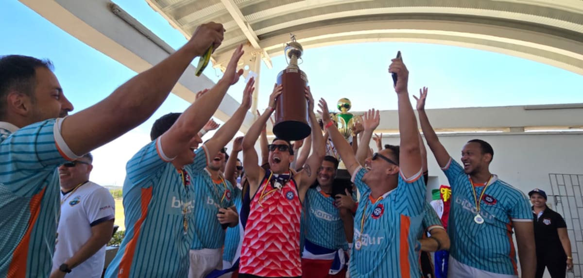 El seleccionado de Costa Rica se coronó campeón de la categoría abierta masculina del IX Torneo Nacional de Fútbol Médico que se disputó en Barranquilla y Puerto Colombia.//Cortesía Fútbol Médico.