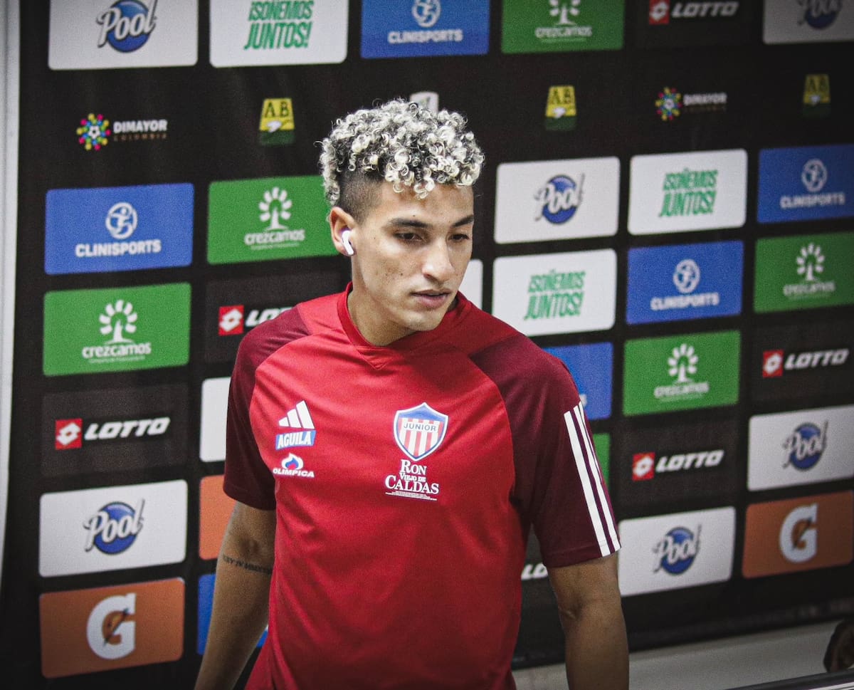Gabriel Fuentes, lateral izquierdo de Junior de Barranquilla.
