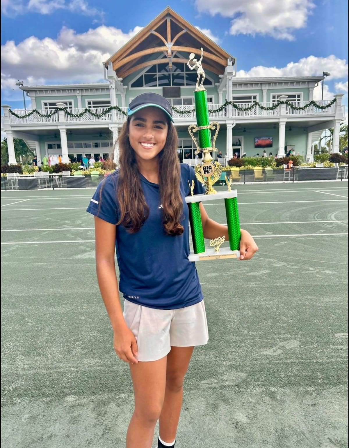 Gaby Baena sigue afianzándose en el tenis. //Cortesía