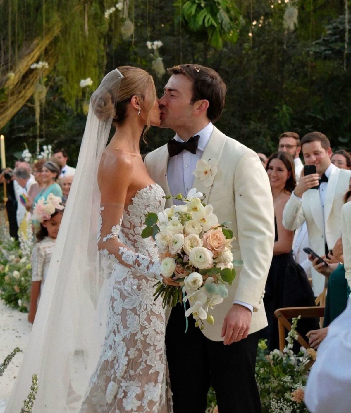 Gabriela Tafur y Esteban Santos llegaron juntos al altar. //Foto: tomada de Instagram.