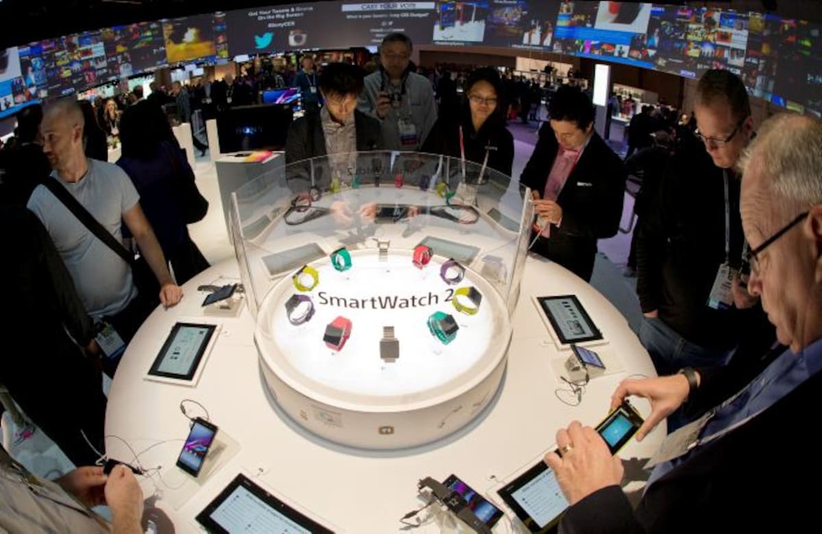 Los relojes inteligentes marcan la parada en el Ces. AP