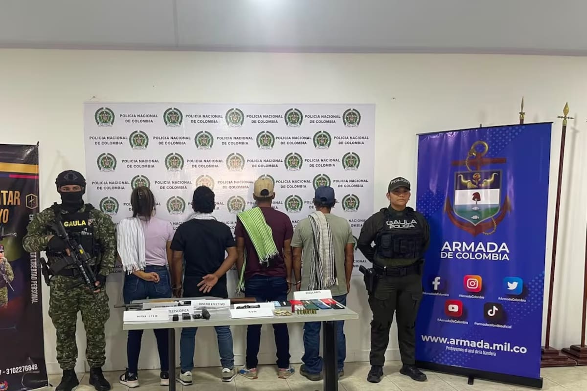 Polémica decisión: juez dejó libres a cuatro presuntos disidentes de las Farc