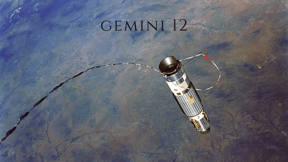 Gemini 12. //Tomada de The Space Collective