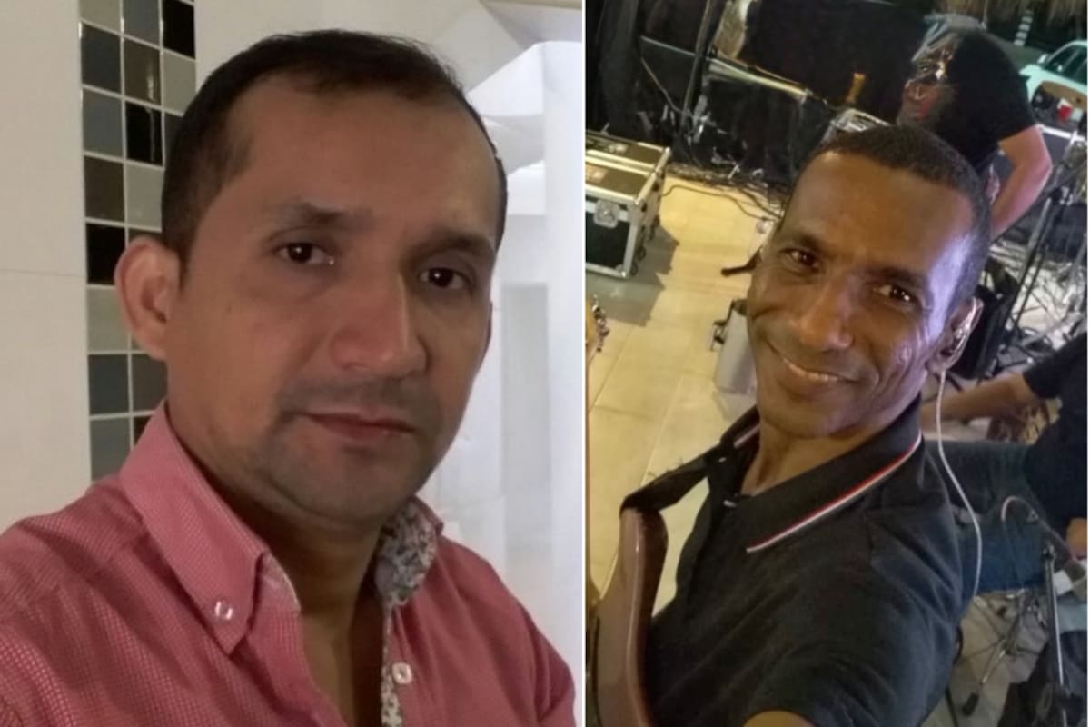 Geovanny Lobo y Harold Santana, las víctimas del siniestro. //Fotos: redes sociales.