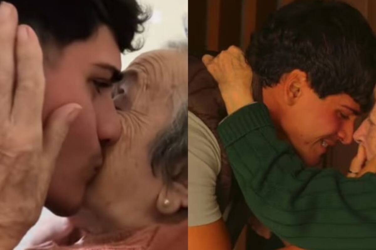 El tierno reencuentro entre un joven y su abuela que se hizo viral en redes sociales