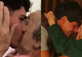 El tierno reencuentro entre un joven y su abuela que se hizo viral en redes sociales
