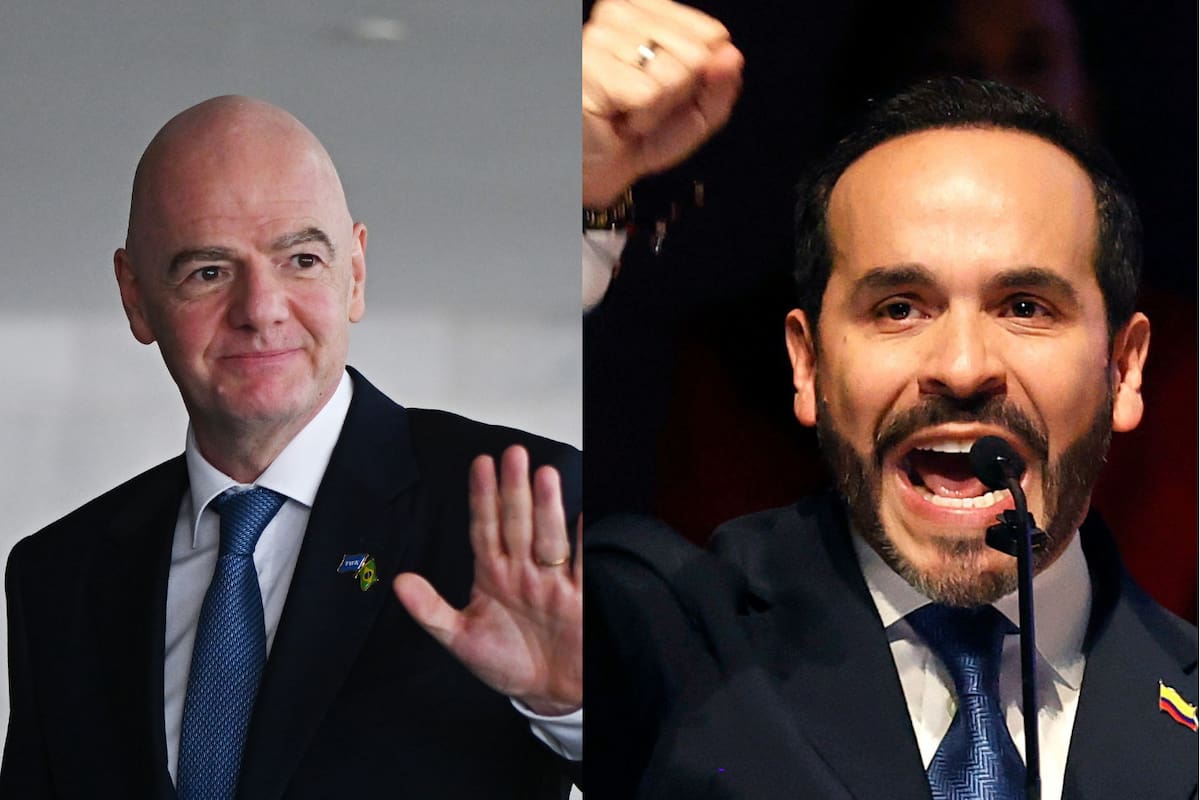 Gianni Infantino, presidente de la FIFA, estará en la posesión de Abelardo de la Espriella