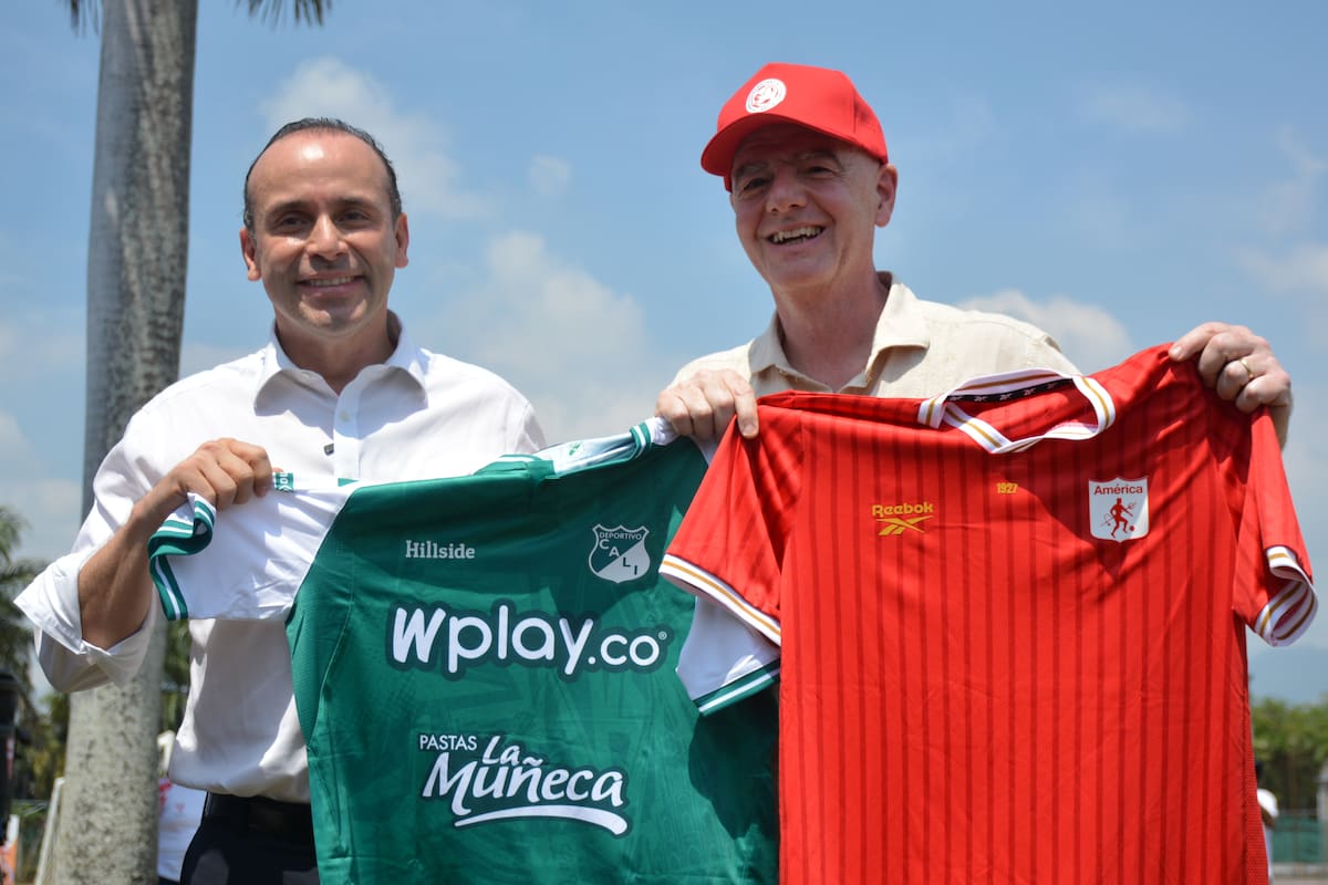 Gianni Infantino visitó escuelas de fútbol en Cali: “Estoy orgulloso de estar aquí otra vez”