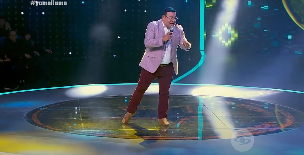 Gilberto Santa Rosa en Yo me llamo Colombia. //Foto: captura de pantalla.