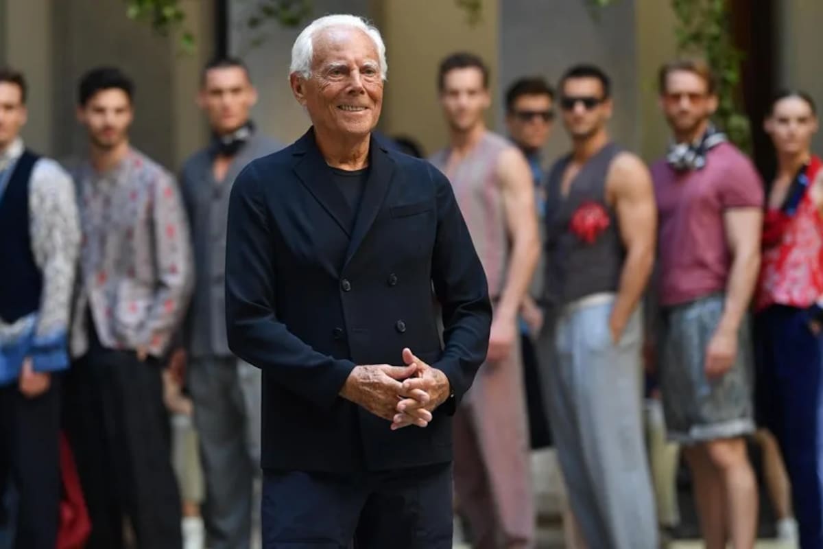 Falleció a los 91 años, Giorgio Armani, reconocido diseñador italiano