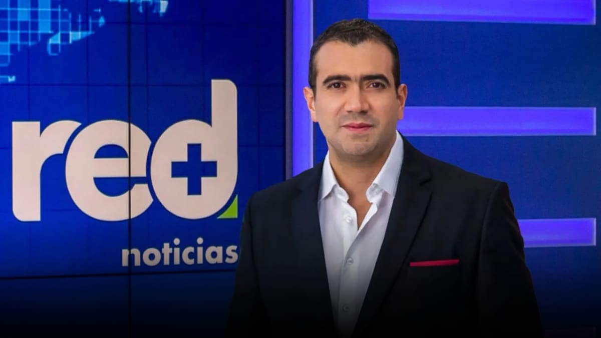 Giovanni Celis Sarmiento, director del canal de noticias Red+.
Foto: redes sociales Red+Noticias.
