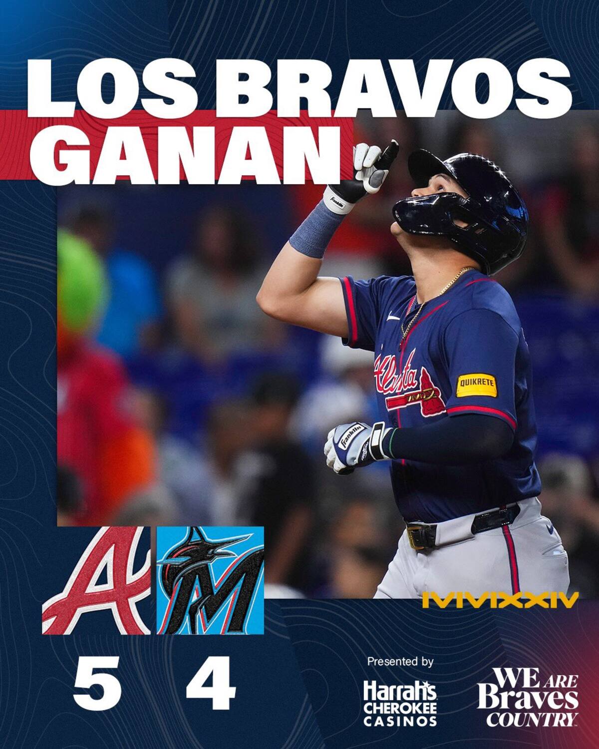 Giovanny Urshela celebra el jonrón en el triunfo de Bravos. //TWITTER BRAVOS
