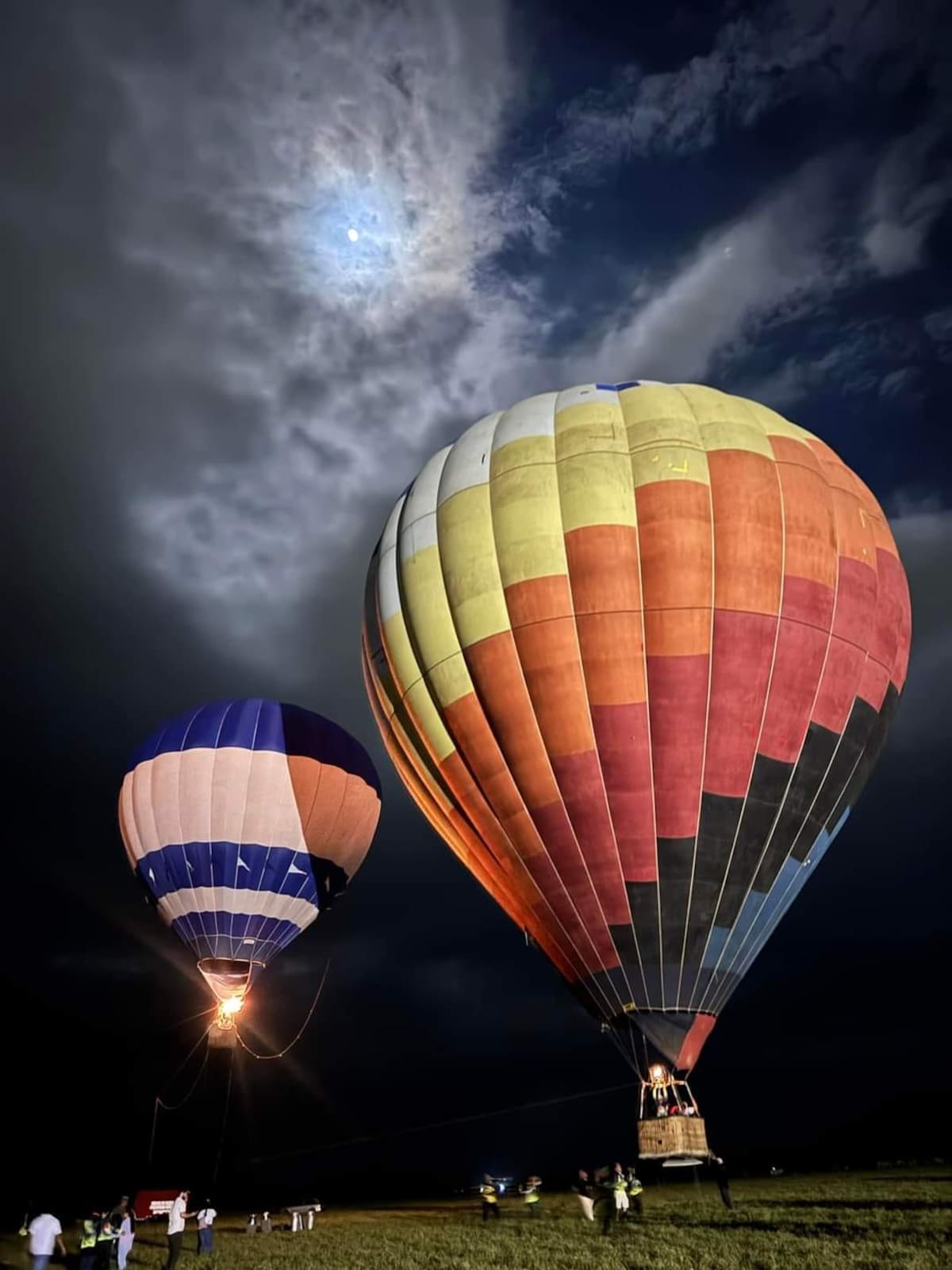 Globos utilizados en el evento