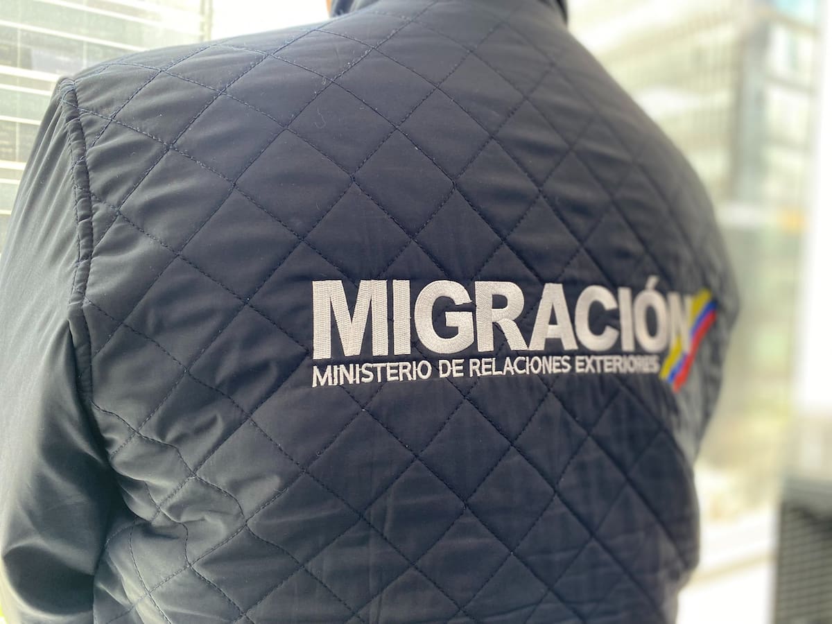 Funcionario de Migración Colombia. // Foto: Tomada de redes sociales.