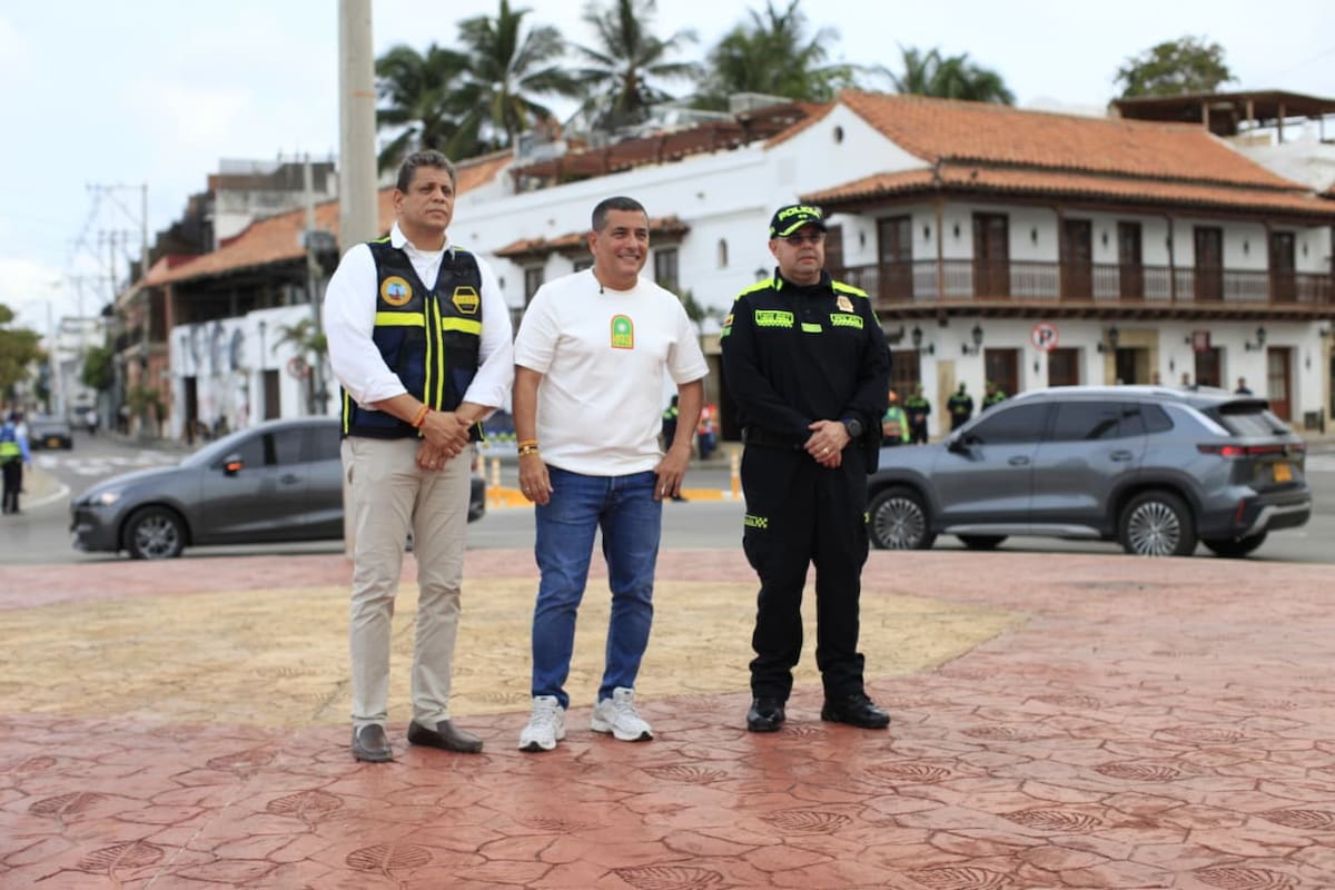 La glorieta fue inaugurada por el alcalde Dumek Turbay. // Óscar Díaz - El Universal